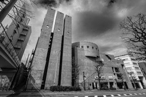 Tokyo concrete building