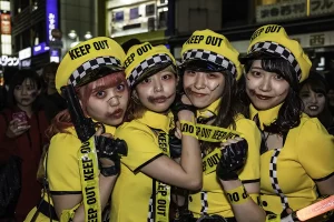 All Japan Model and Hobby Show 2022: Gundams, Guns, and a Giant Aircraft Carrier 20 Halloween in Shibuya 2018 undead Japanese police officers