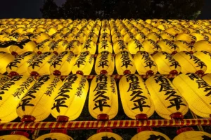 Mitama Festival 2018 giant lanterns