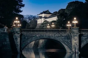seimonishbashi bridge fushimi keep night