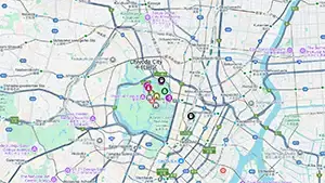 Imperial Palace East Gardens map